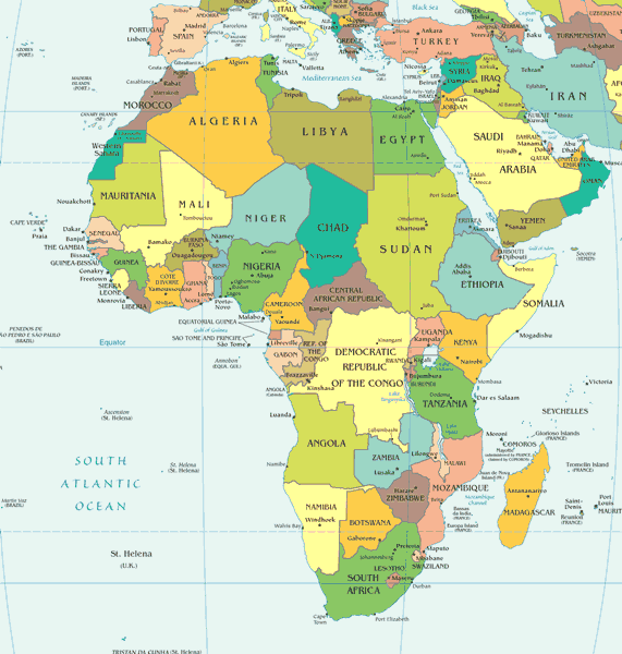 Africa Political Map